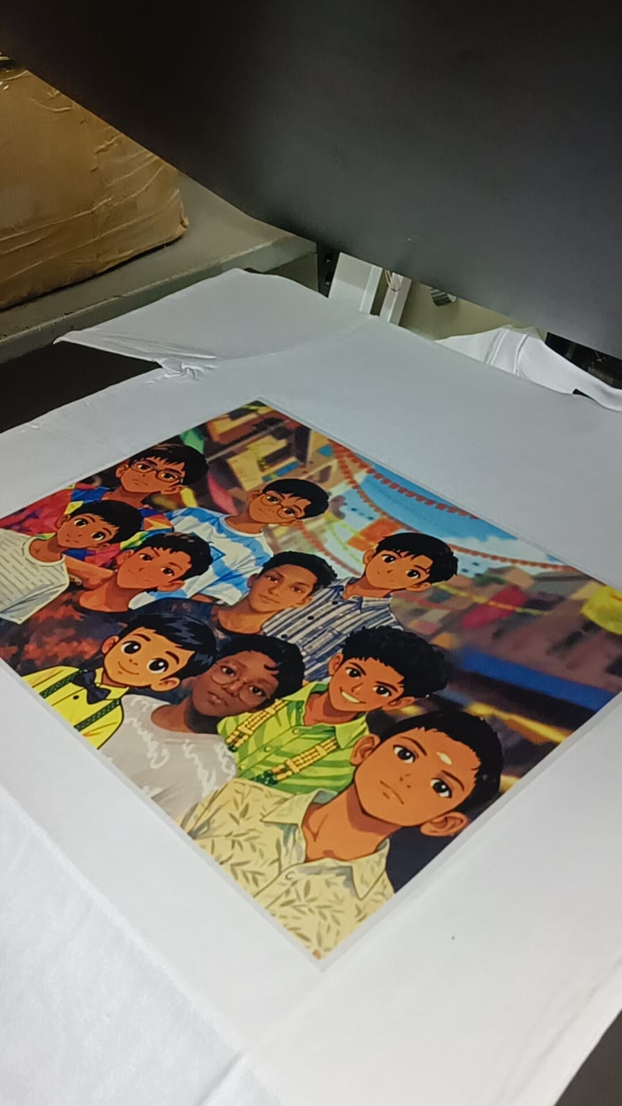 Recent custom T-shirt print sample from Print Monk